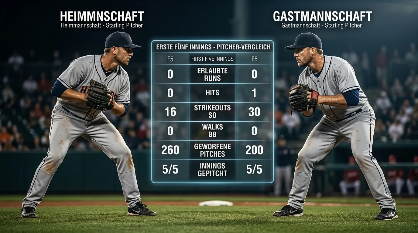 Dominanz des Starting Pitchers in den ersten fünf Innings als Grundlage für F5 Baseball Wetten