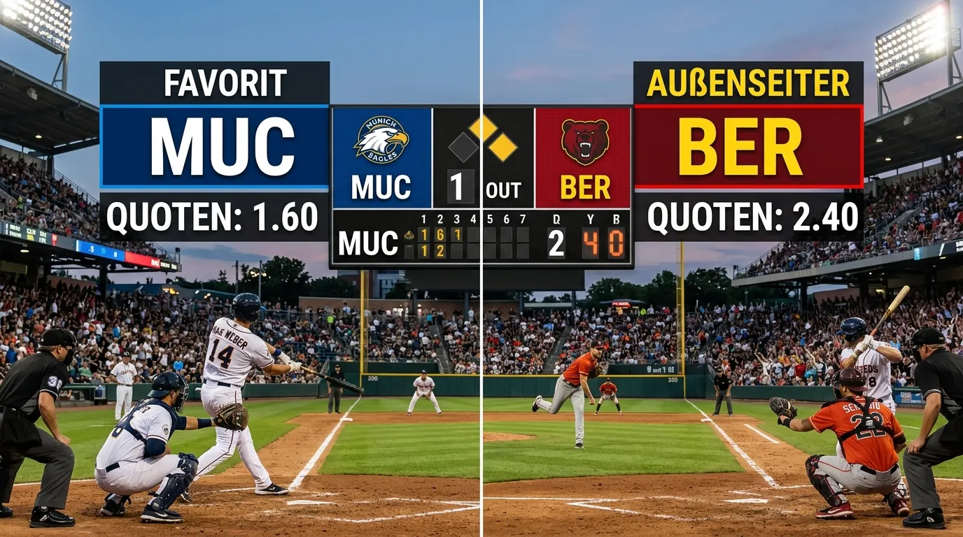 Favorit vs. Underdog bei Baseball Moneyline – wie Quotenunterschiede Wettchancen beeinflussen