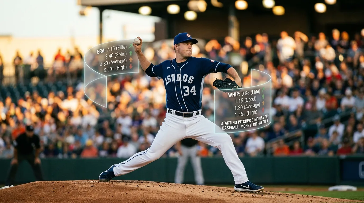 Einfluss des Starting Pitchers auf Baseball Moneyline Quoten und Wettentscheidung