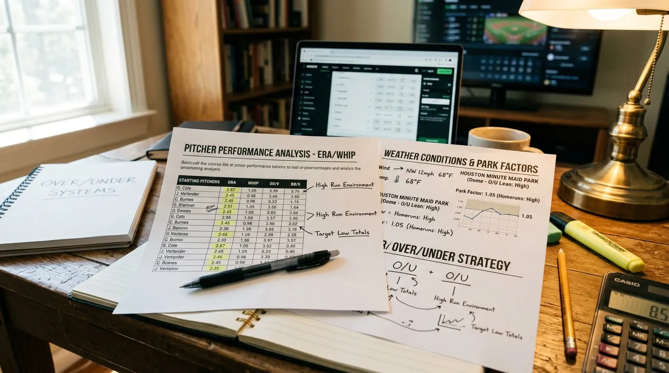 Strategische Analyse für Baseball Over/Under Wetten mit Pitch- und Bullpen-Daten