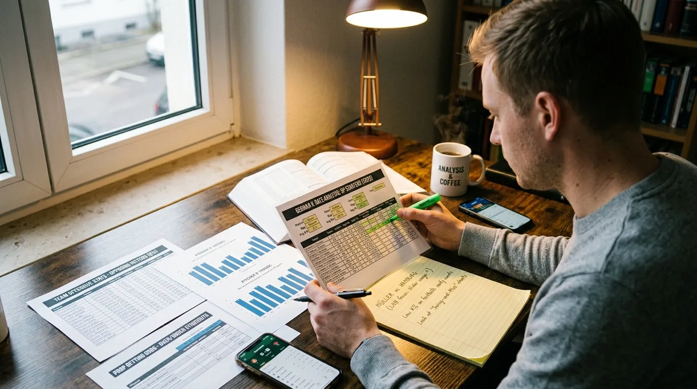 Matchup-Analyse für Baseball Prop Bets – Strikeout-Rate und historische Leistungsdaten