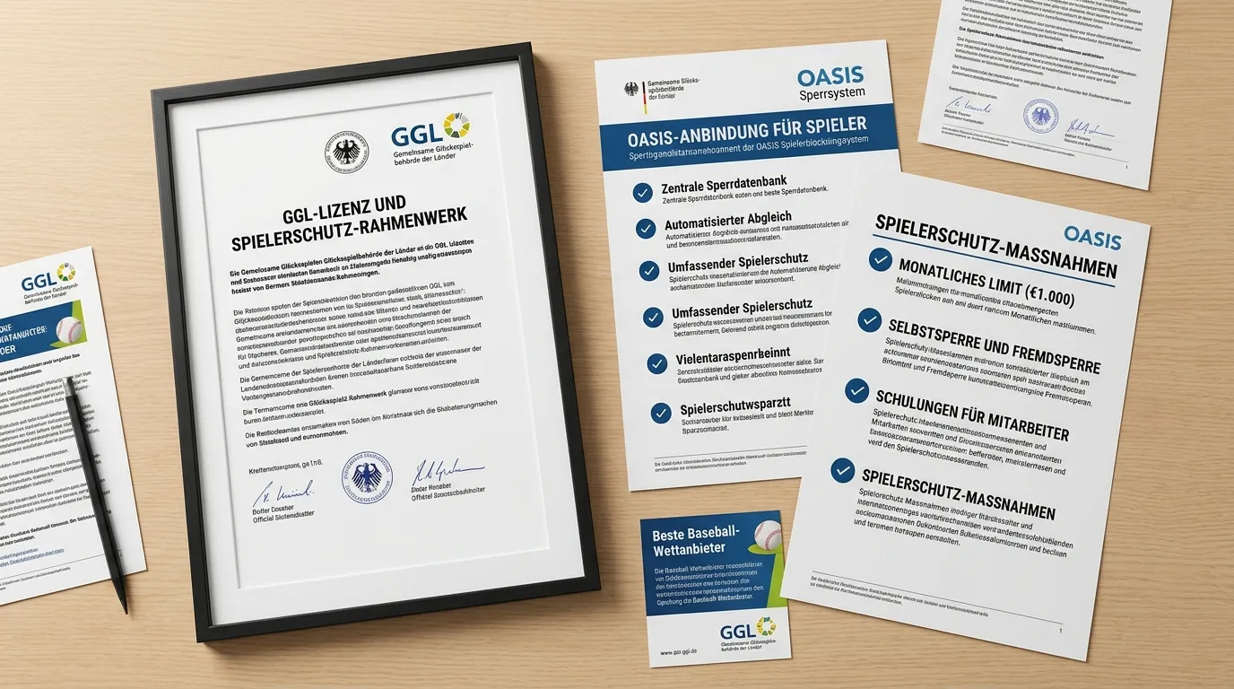 GGL-Lizenz und Spielerschutzstandards bei deutschen Baseball Wettanbietern – gesetzliche Anforderungen