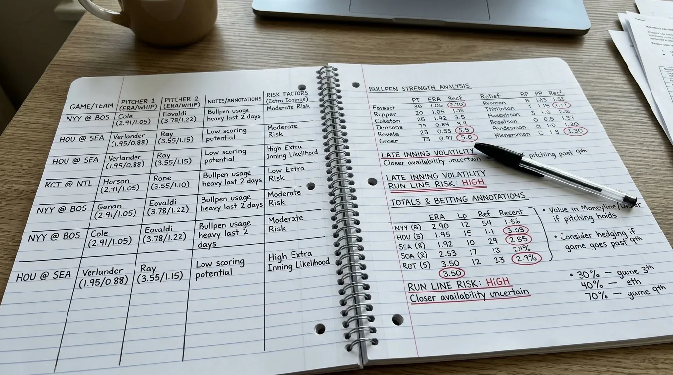 Strategische Überlegungen Extra Innings Baseball Wetten Risikoabwägung Moneyline und Run Line