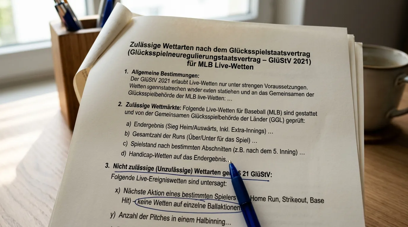 GGL-Einschränkungen bei baseball live wetten GGL – erlaubte In-Play-Wettarten in Deutschland