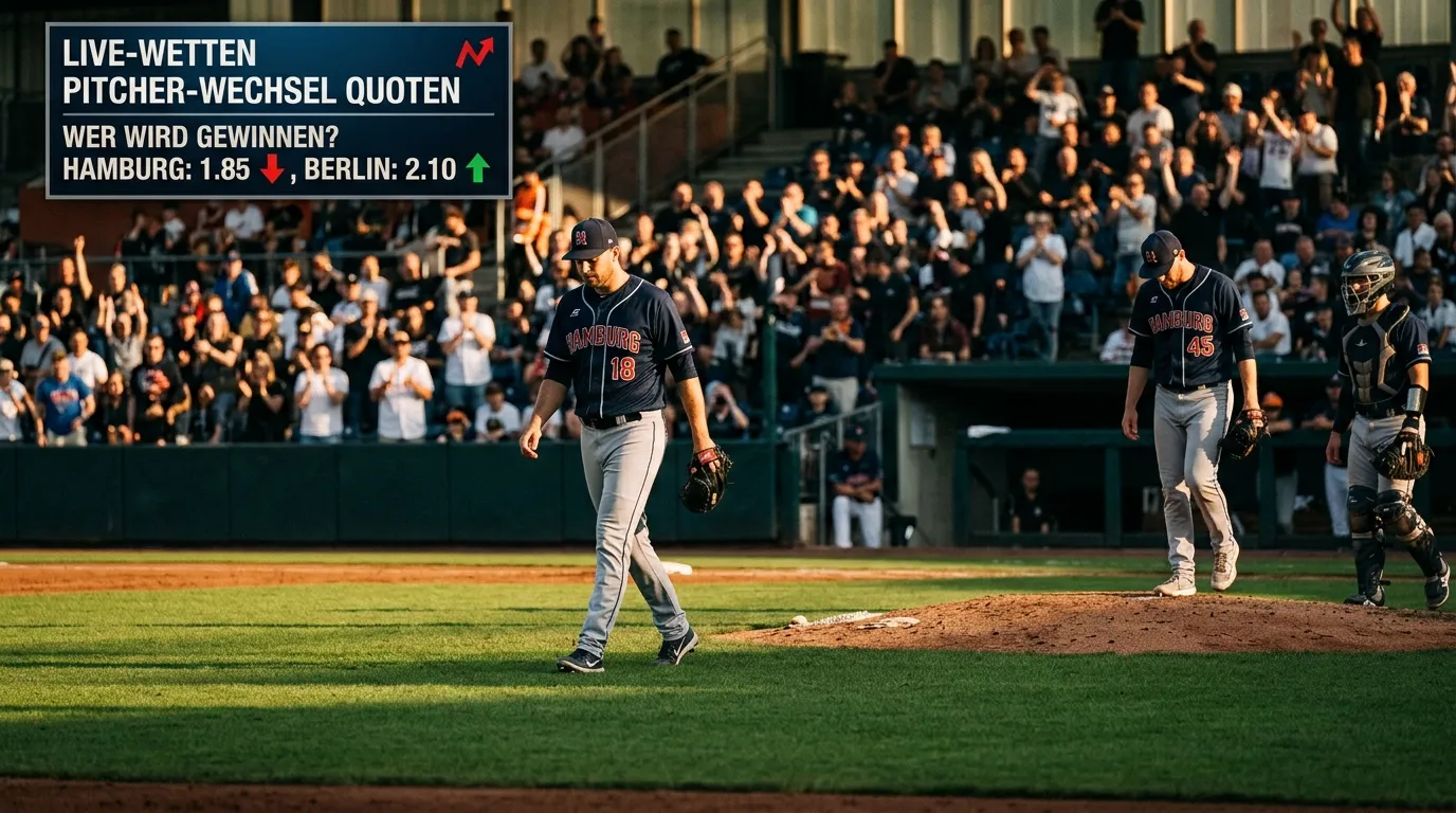 Live-Quoten reagieren auf Pitcher-Wechsel beim MLB-Baseball – Strategie für In-Play-Wetter