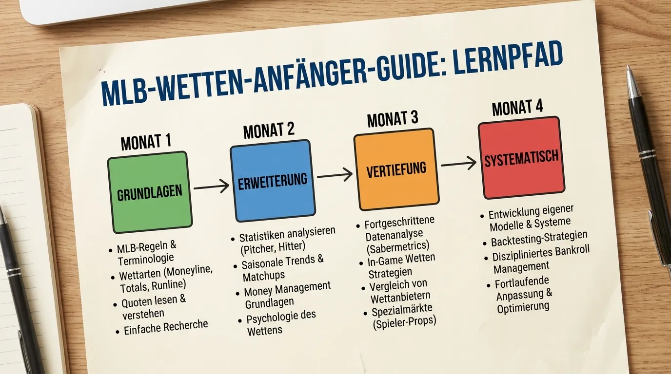 Lernpfad für Baseball Wett-Anfänger – Fehler vermeiden und systematisch besser werden
