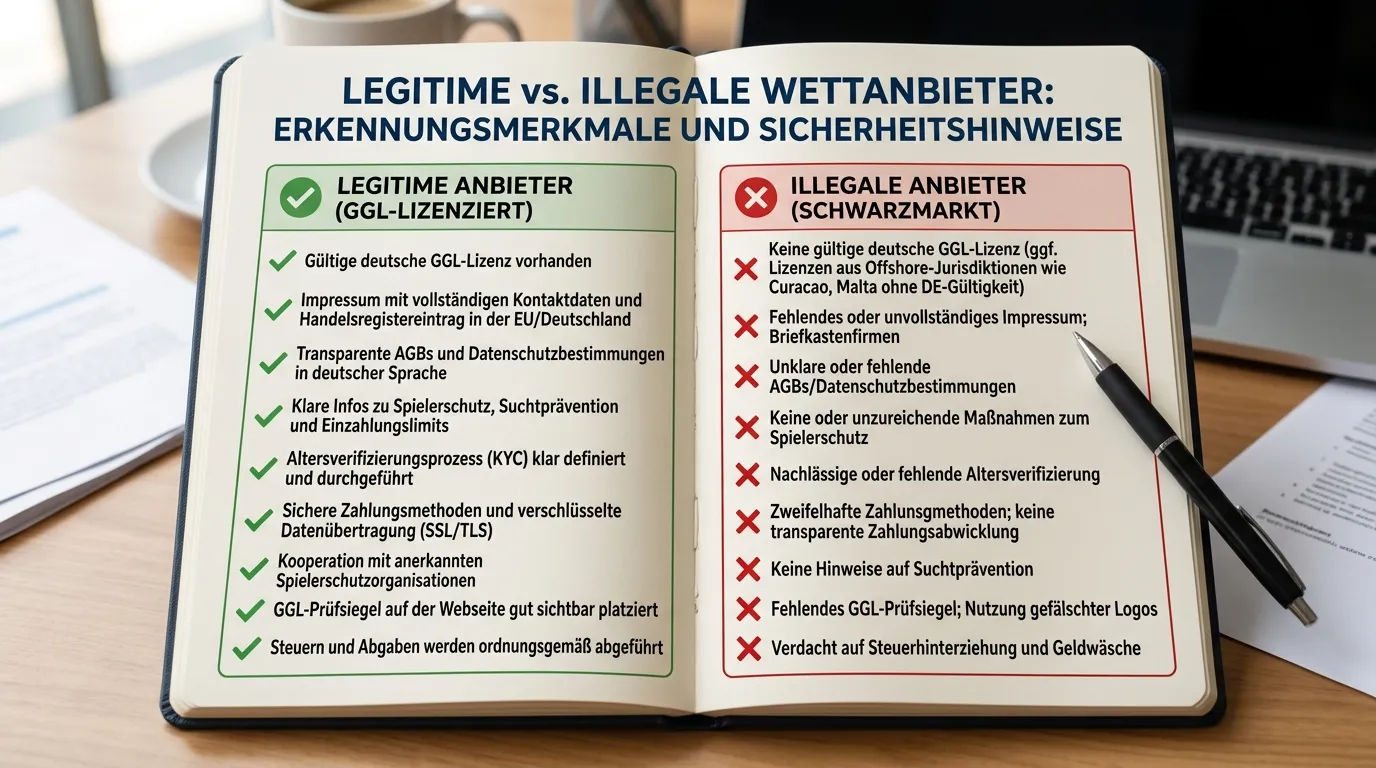 Erkennungsmerkmale illegaler Baseball Wettanbieter ohne GGL-Lizenz – Checkliste für deutsche Wetter