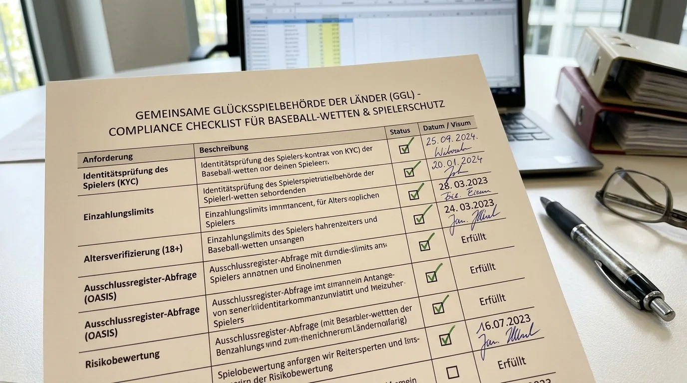 GGL-Sozialkonzept Pflichten für Baseball-Wettanbieter – Spielerschutz als gesetzliche Anforderung